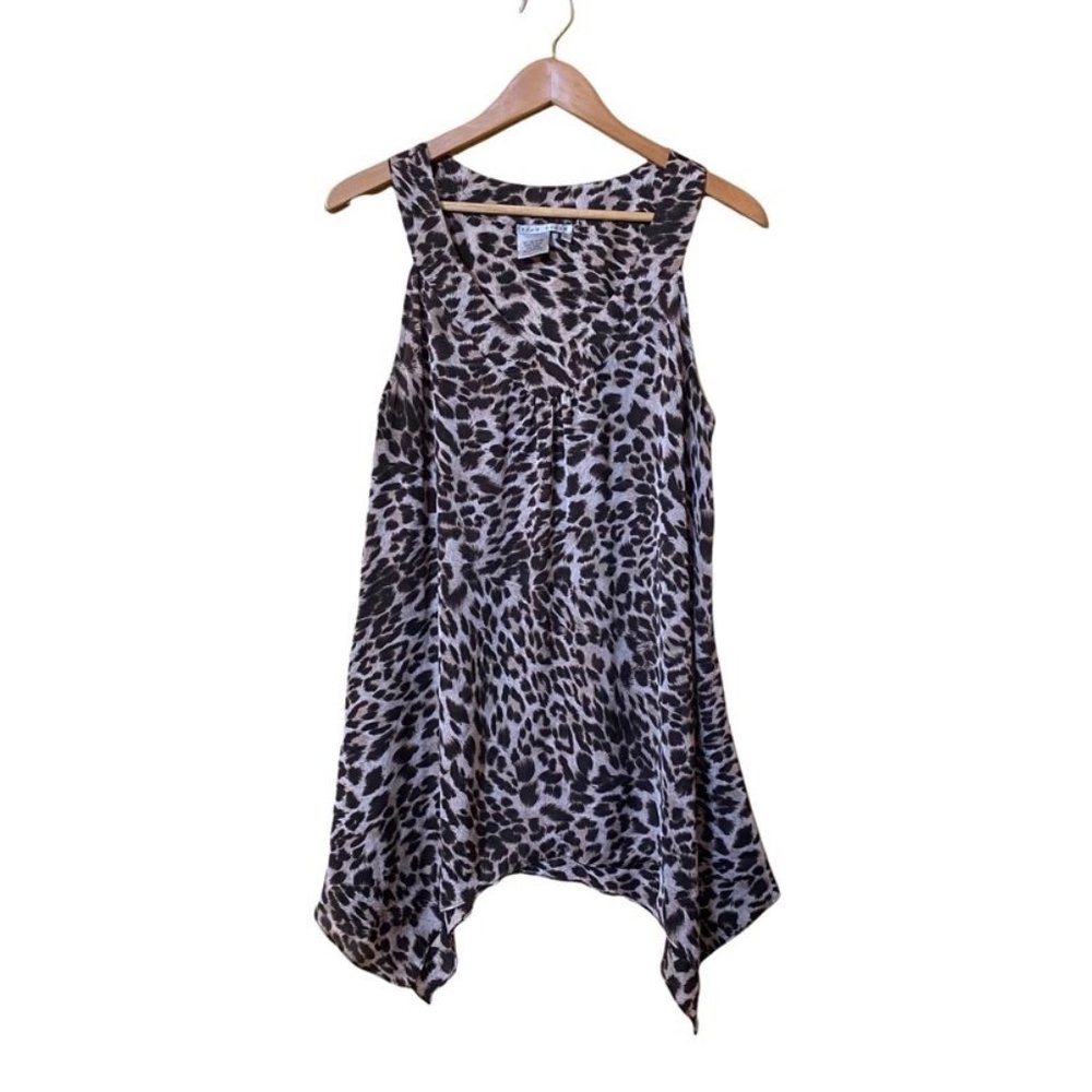Vintage Fred David Animal Print Tank Top L